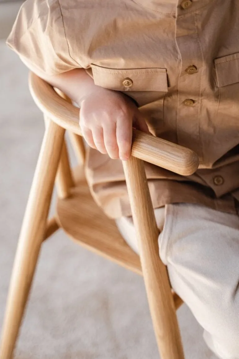 Oaklings Storm kid's chair, oak