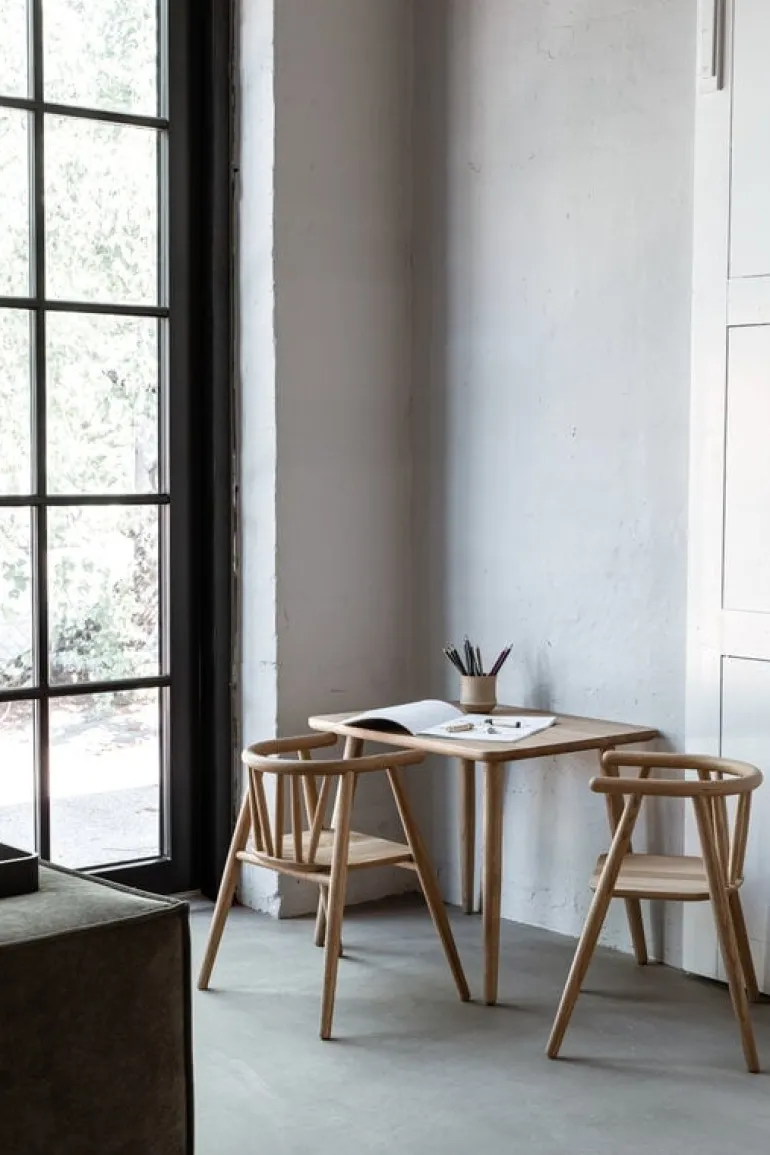 Oaklings Storm kid's chair, oak