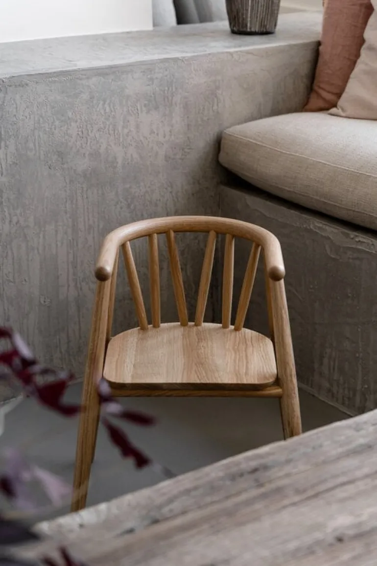 Oaklings Storm kid's chair, oak