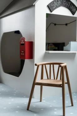 Oaklings Storm kid's chair, oak