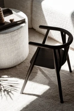 Oaklings Storm kid's chair, black stained oak