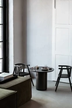 Oaklings Storm kid's chair, black stained oak