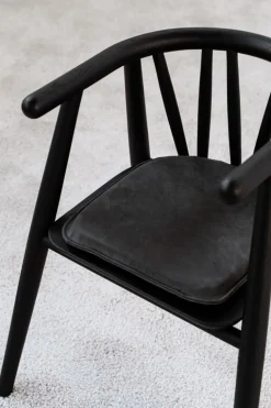 Oaklings Storm kid's chair, black stained oak