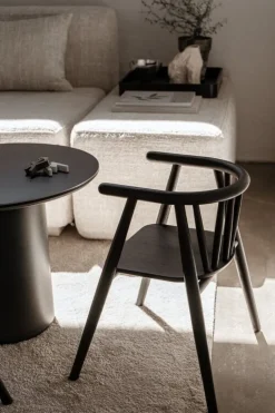 Oaklings Storm kid's chair, black stained oak