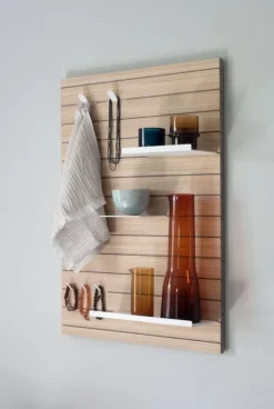 OOJA displays W001 wall display, oak - grey