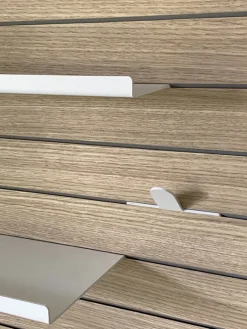 OOJA displays W001 wall display, oak - grey