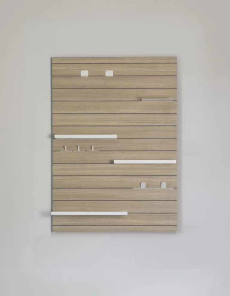 OOJA displays W001 wall display, oak - grey