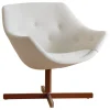 Ornäs Mandariini chair, chestnut oak - offwhite Orsetto 011