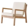 Ornäs Rialto lounge chair, white lacquered oak - Orsetto 011