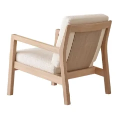 Ornäs Rialto lounge chair, white lacquered oak - Orsetto 011