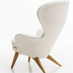 Ornäs Siesta lounge chair, oak - white Tonus 100