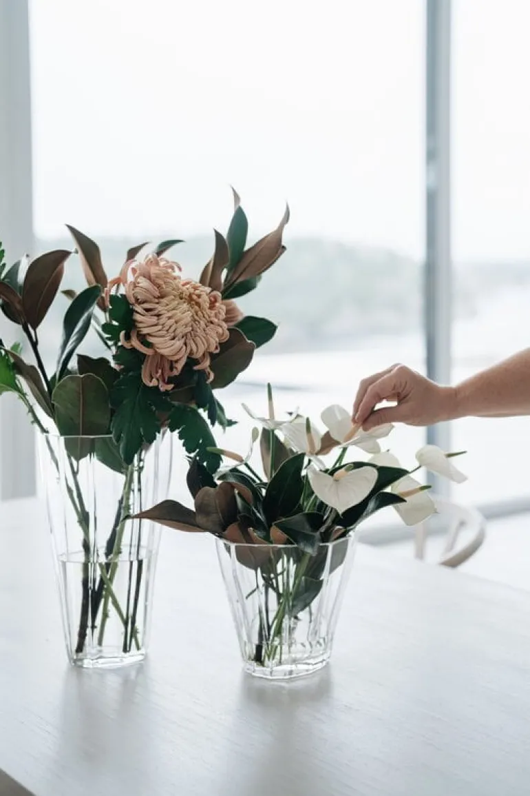 Orrefors Reed vase, 300 mm, clear