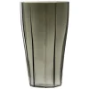 Orrefors Reed vase, 500 mm, clear smokey green