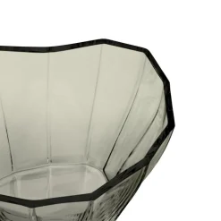 Orrefors Reed vase, 175 mm, clear smokey green