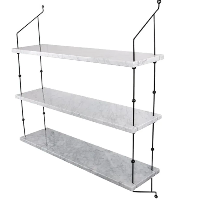 OX Denmarq Morse bracket, black - white marble