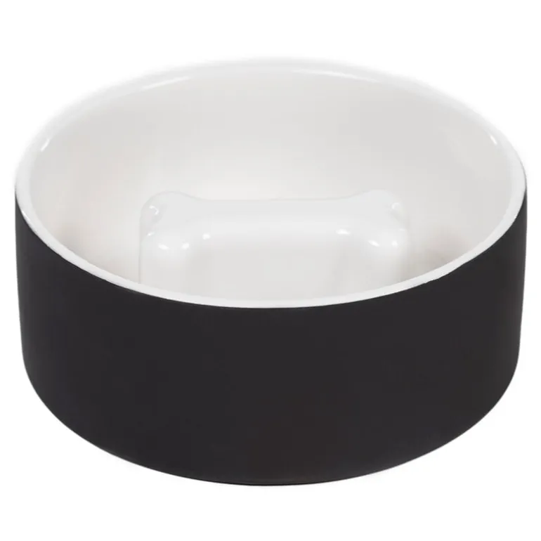 PAIKKA Slow Feed bowl L, black