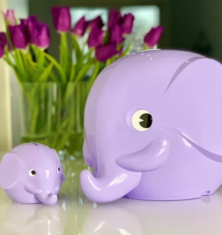 Palaset Maxi Elephant moneybox, lavender