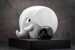 Palaset Maxi Elephant moneybox, white