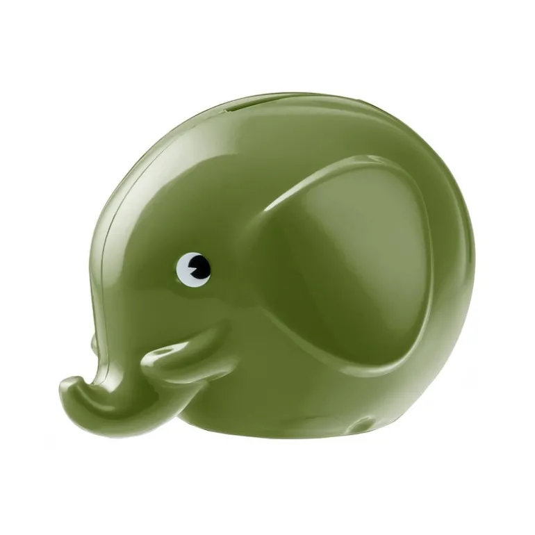 Palaset Medi Elephant moneybox, forest green