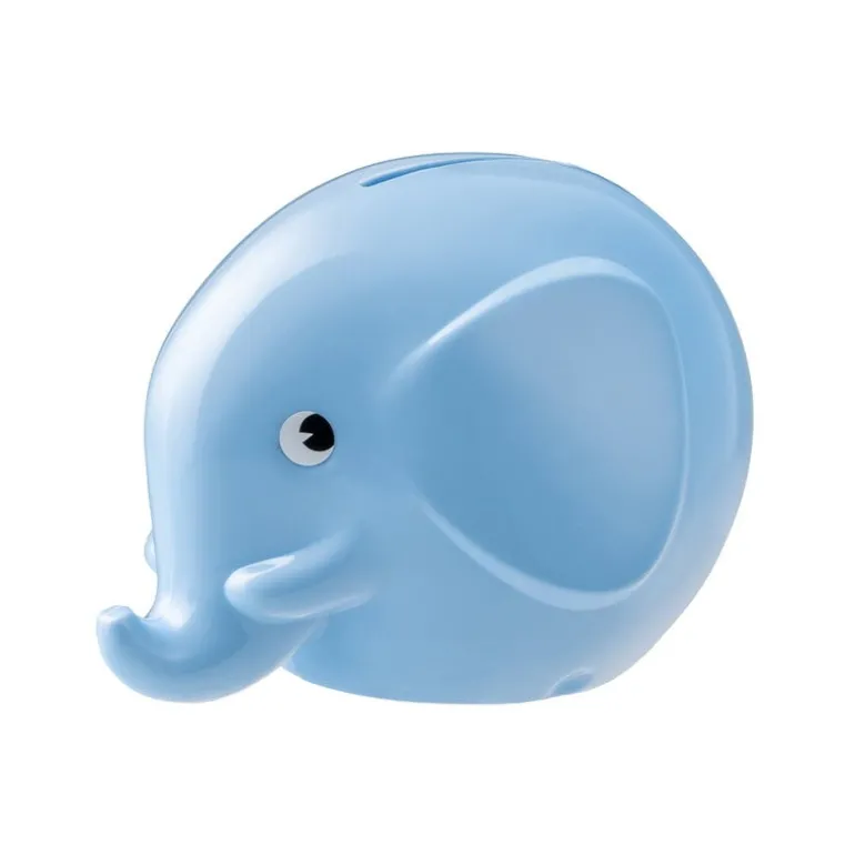 Palaset Medi Elephant moneybox, light blue