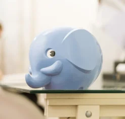 Palaset Medi Elephant moneybox, light blue