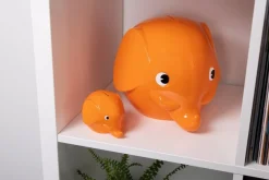 Palaset Medi Elephant moneybox, sunrise orange