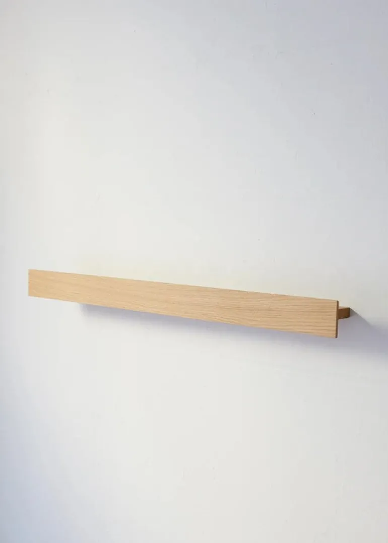 Paper Collective Gallery Shelf, oak