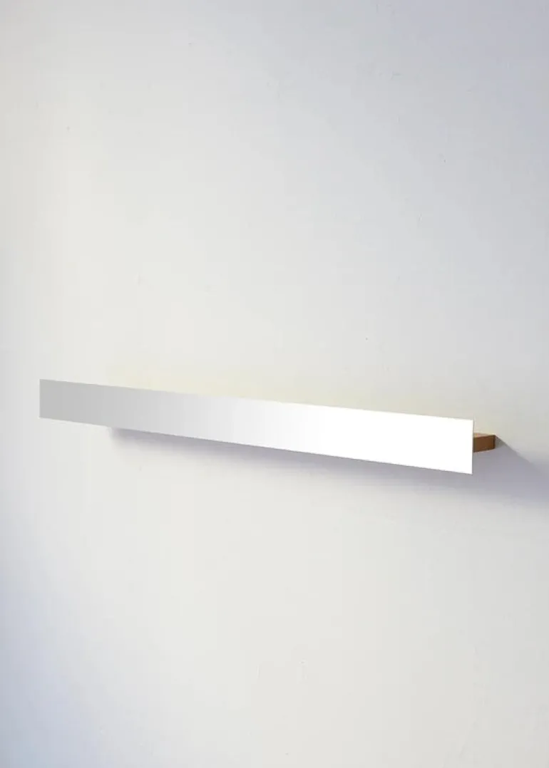 Paper Collective Gallery Shelf, oak - polished steel