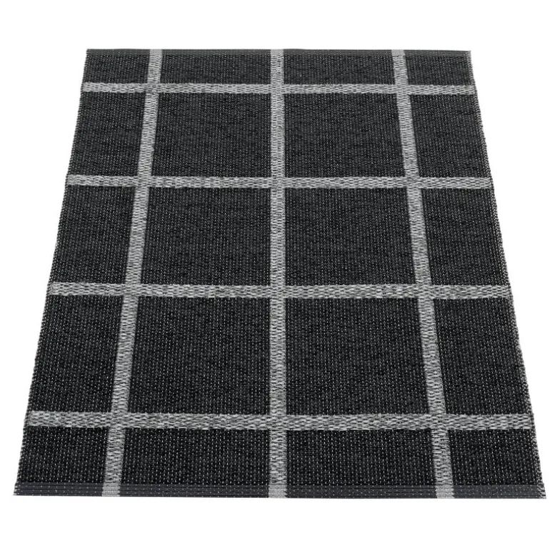 Pappelina Ada rug 70 x 100 cm, black - granit metallic