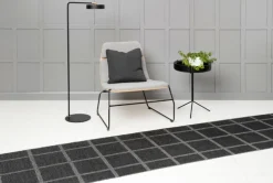 Pappelina Ada rug 70 x 70 x 150 cm, black - granit metallic