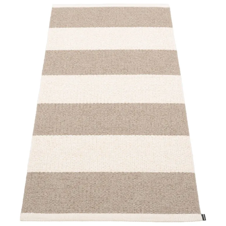 Pappelina Bob rug, 70 x 150 cm, mud - vanilla