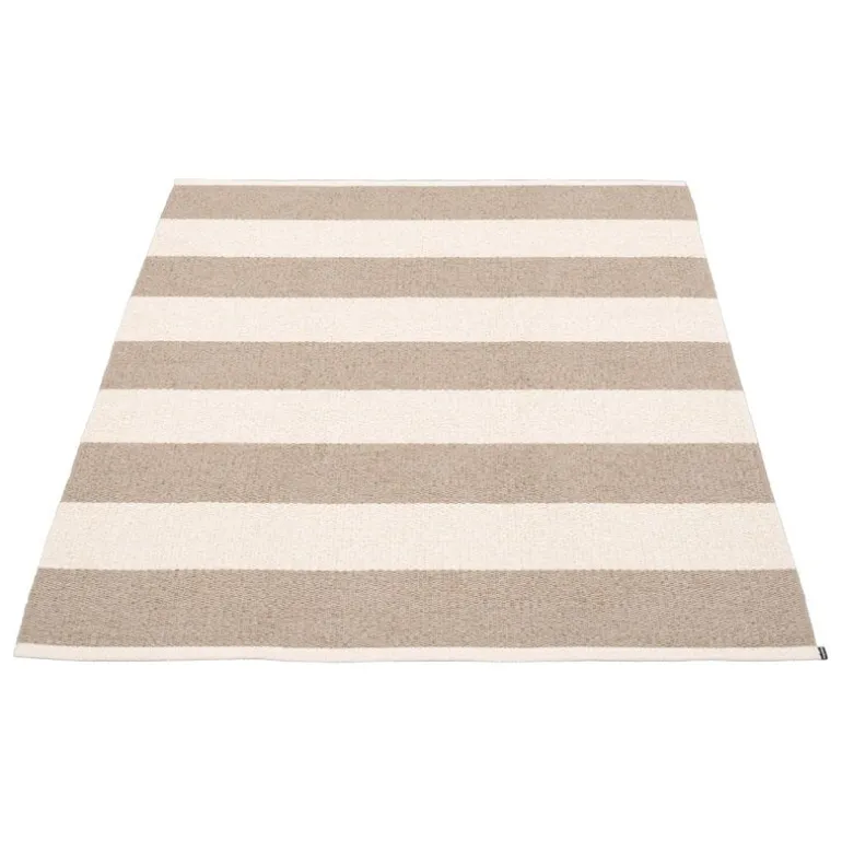 Pappelina Bob rug 140 x 180 cm, mud - vanilla