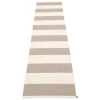 Pappelina Bob rug, 70 x 300 cm, mud - vanilla