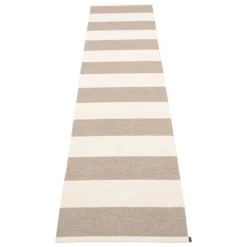 Pappelina Bob rug, 70 x 300 cm, mud - vanilla