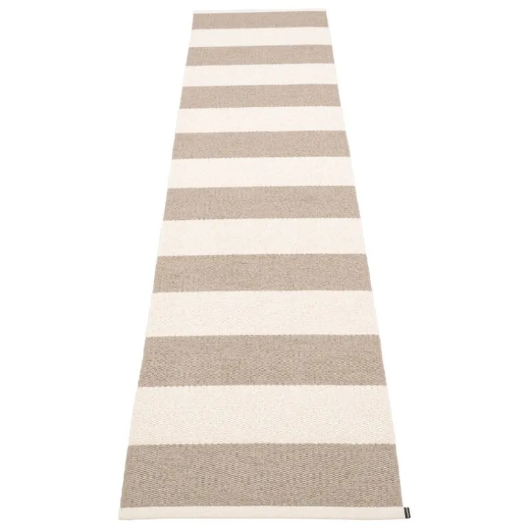 Pappelina Bob rug, 70 x 300 cm, mud - vanilla
