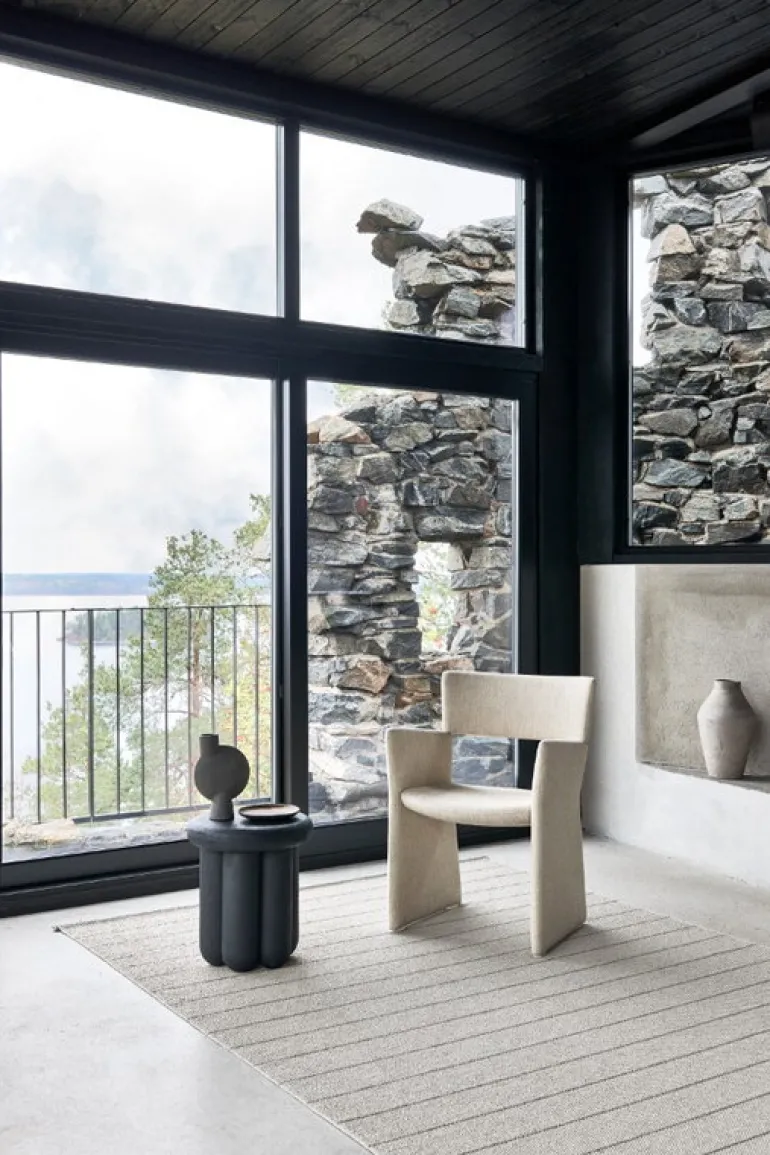 Pappelina Carl rug 70 x 180 cm, grey - fossil grey