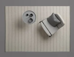 Pappelina Carl rug 70 x 270 cm, grey - fossil grey