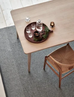 Pappelina Edit rug, 140 x 200 cm, black