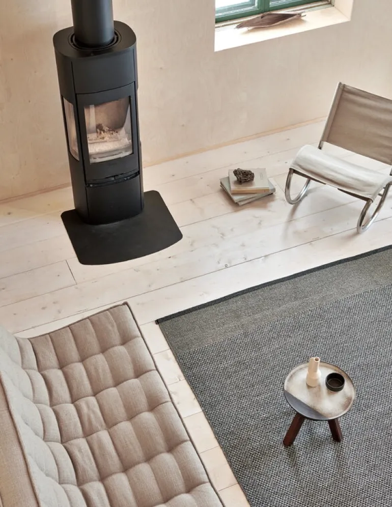 Pappelina Edit rug, 140 x 200 cm, black