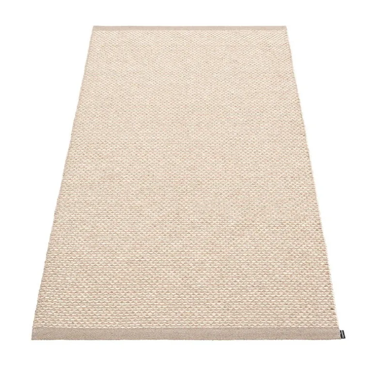 Pappelina Effi rug 85 x 160 cm, mud - beige - vanilla