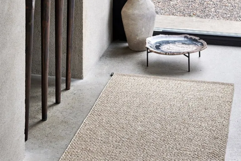 Pappelina Effi rug 85 x 160 cm, mud - beige - vanilla