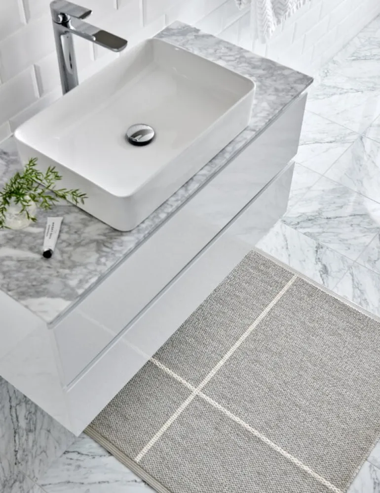 Pappelina Fred rug, 70 x 180 cm, linen - vanilla