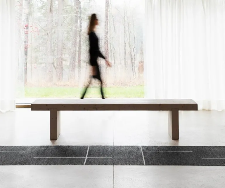 Pappelina Fred rug, 70 x 270 cm, black - vanilla