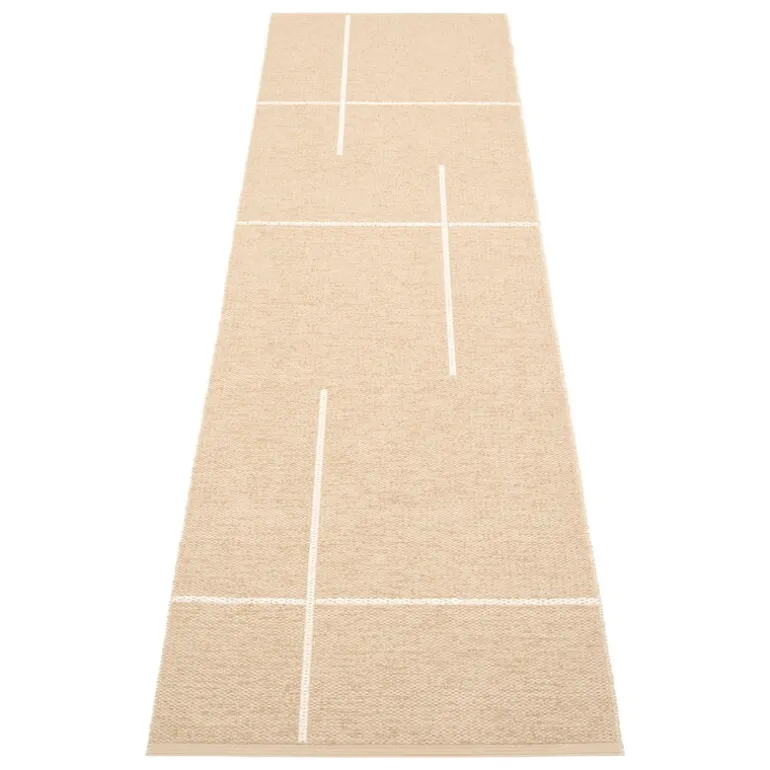 Pappelina Fred rug, 70 x 270 cm, beige - vanilla