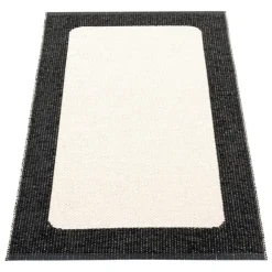 Pappelina Ilda rug, 70 x 120 cm, black - vanilla