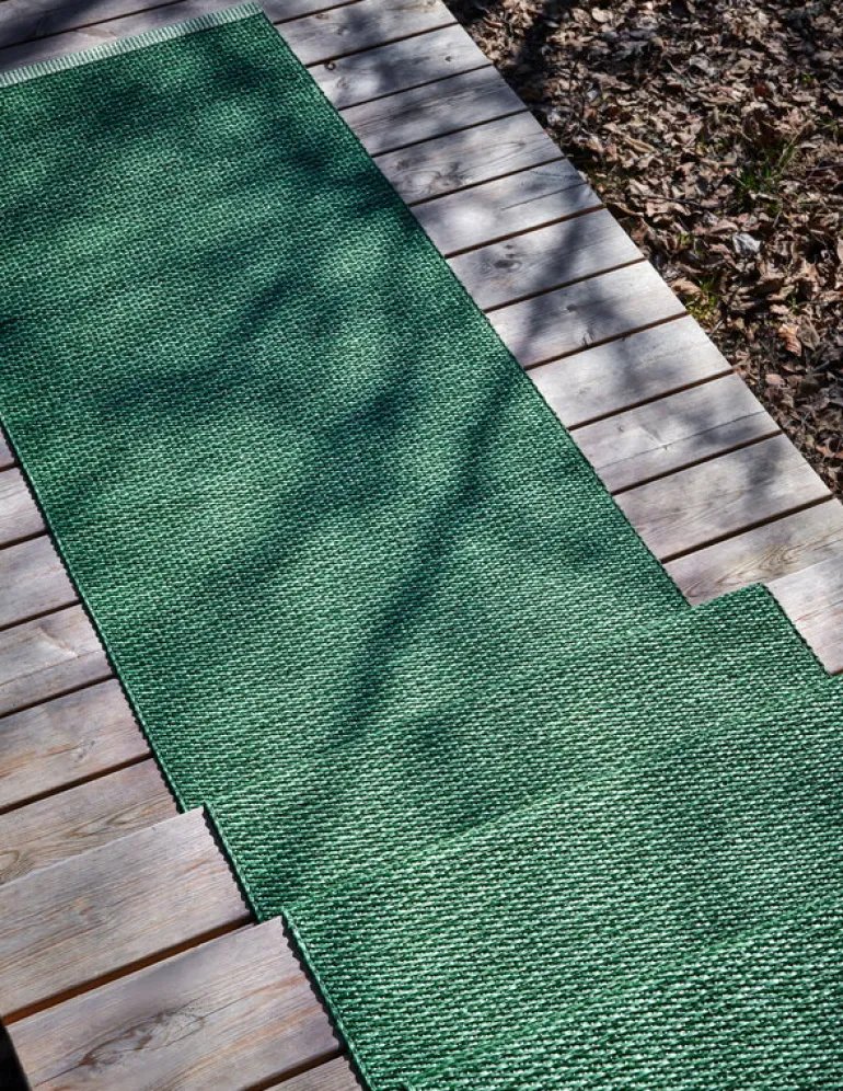 Pappelina Mono rug, 85 x 260 cm, leaf