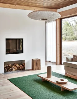 Pappelina Mono rug, 85 x 260 cm, leaf