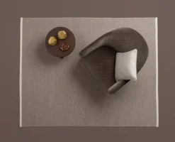 Pappelina Mono rug, 85 x 260 cm, dark mud