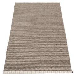 Pappelina Mono rug, 85 x 160 cm, dark mud