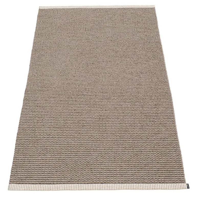 Pappelina Mono rug, 85 x 160 cm, dark mud